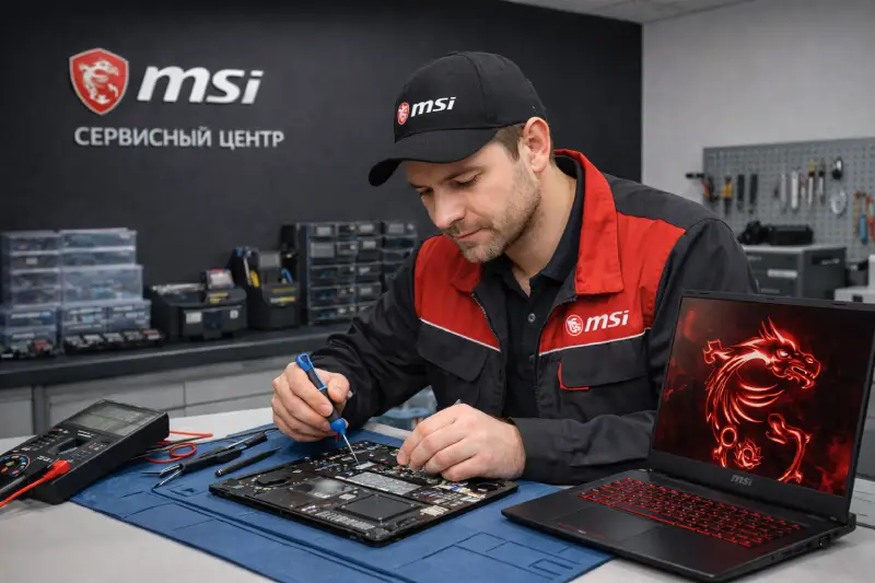 Ремонт техники в сервисном центре MSI-SC